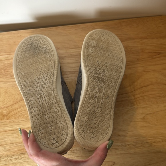 Steve Madden Women's Giovana Perforated Slip On Loafer Gray Fabric size 8.5 - Picture 8 of 11